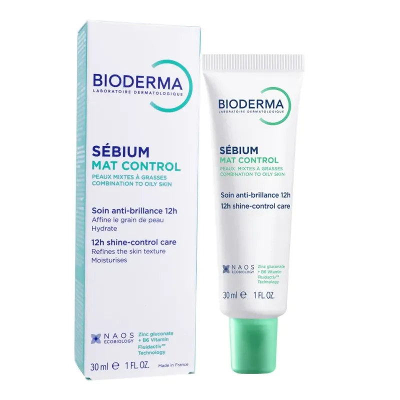 Bioderma Sébium Mat Control 12h Shine-Control Care 30 ml