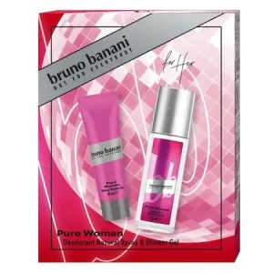Bruno Banani Pure Woman DEO in glass 75 ml + SG 50 ml kvepalai