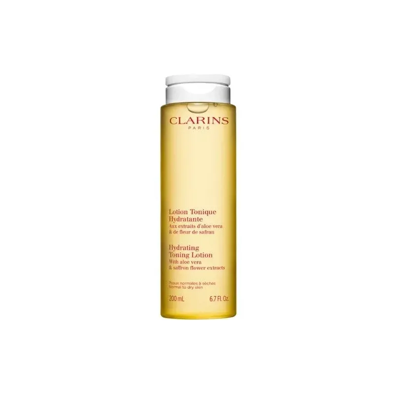 Clarins Hydrating Toning Lotion Aloe Vera & Saffron Flower (Normal to 