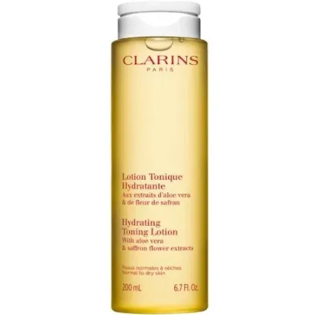 Clarins Hydrating Toning Lotion Aloe Vera & Saffron Flower (Normal to 