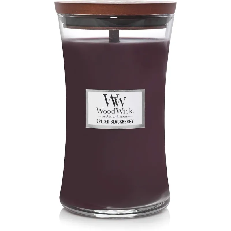 WoodWick Large Hourglass Candles Scented Candle Spiced Blackberry 610 