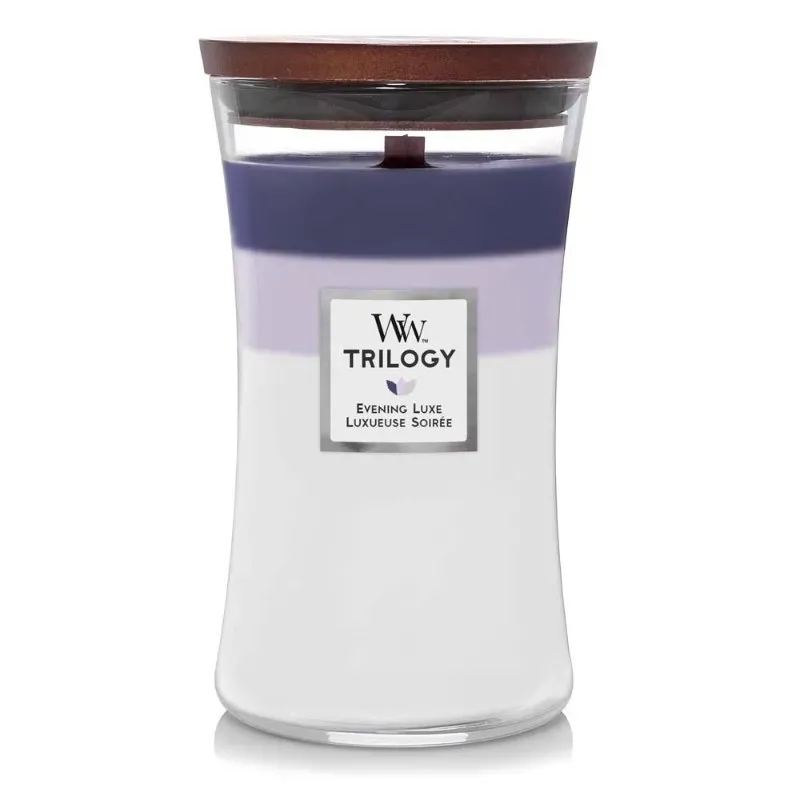 WoodWick Trilogy Large Hourglass Candles Scented candle Evening Lux 61