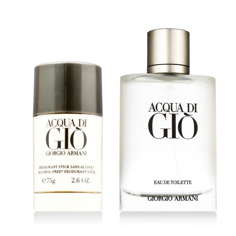 Giorgio Armani Acqua di Giò Pour Homme EDT Refillable 100 ml + DST 75 g vyrams