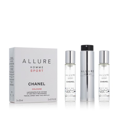 Chanel Allure Homme Sport EDC Refillable 20 ml + EDC Refillable 2 x 20 ml kvepalai vyrams