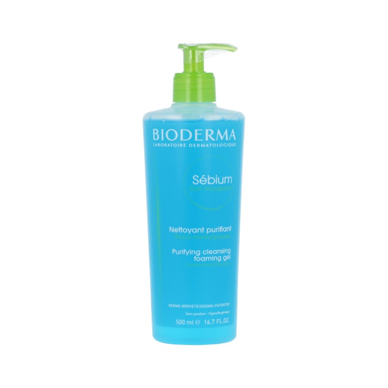 Bioderma Sébium Purifying and Foaming Cleansing Gel 500 ml