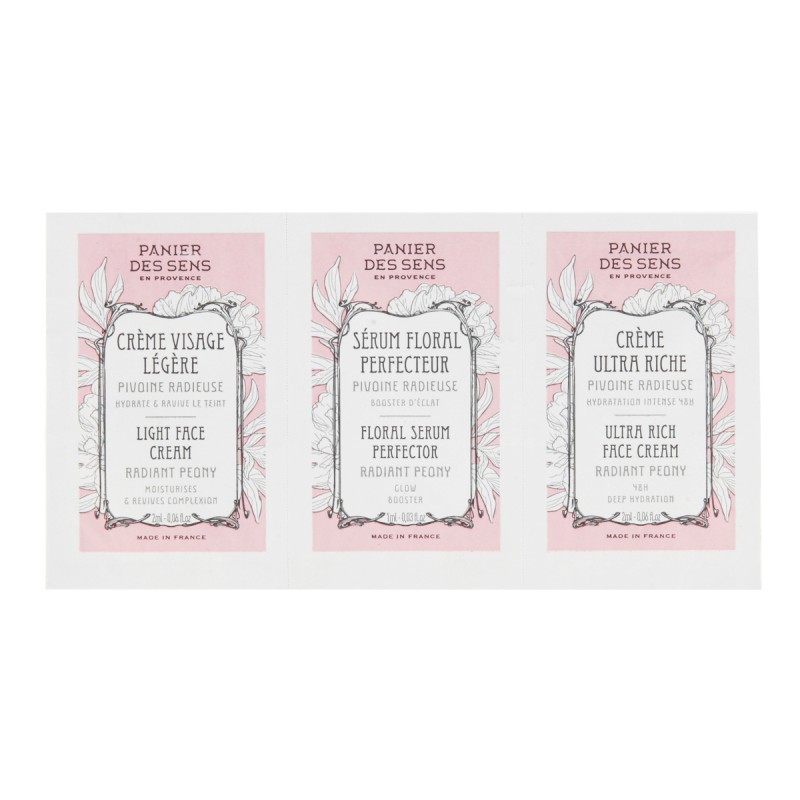 Panier des Sens Radiant Peony Skin Sample Trio