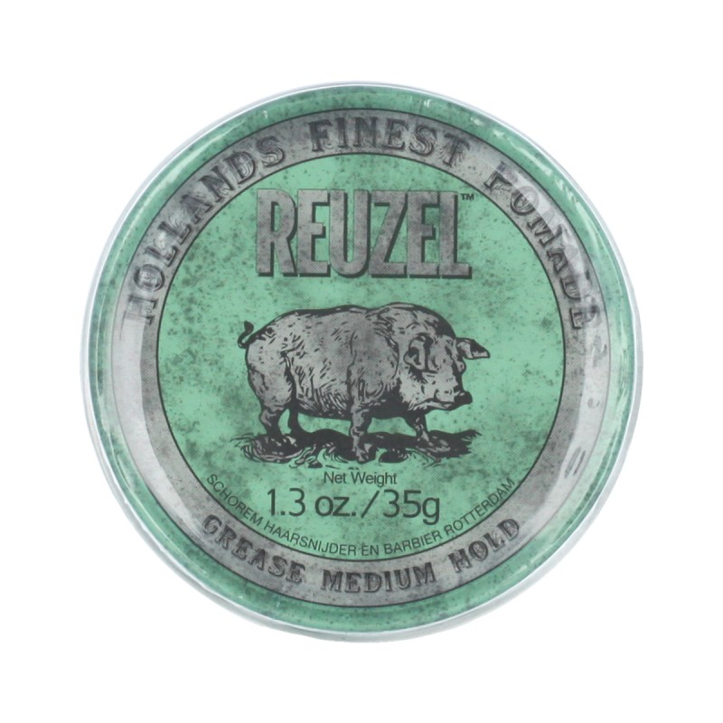 REUZEL Styling Green Pomade Grease Medium Hold 35 g