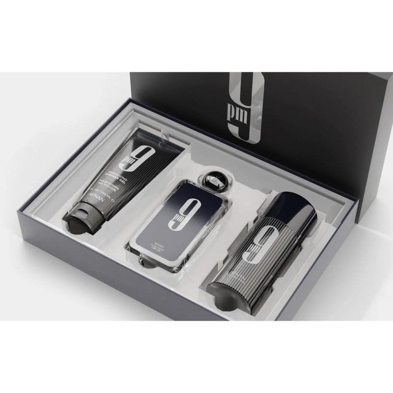 Afnan 9 pm EDP 100 ml + DEO VAPO 150 ml + SG 150 ml vyrams
