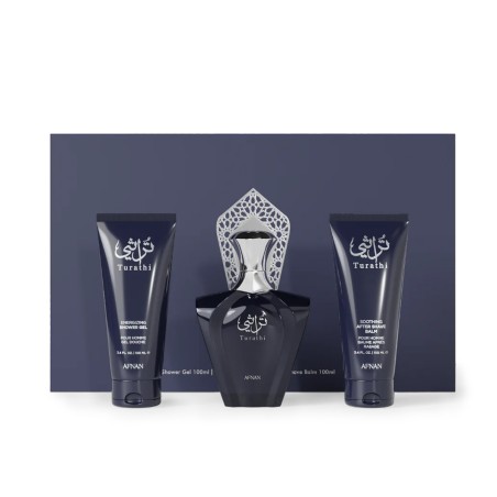 Afnan Turathi Homme Blue EDP 90 ml + ASB 100 ml + SG 100 ml vyrams