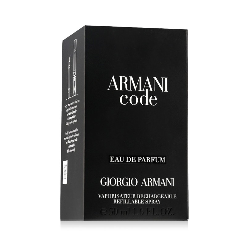 Giorgio Armani Armani Code Eau De Parfum Refillable 50 ml kvepalai vyrams