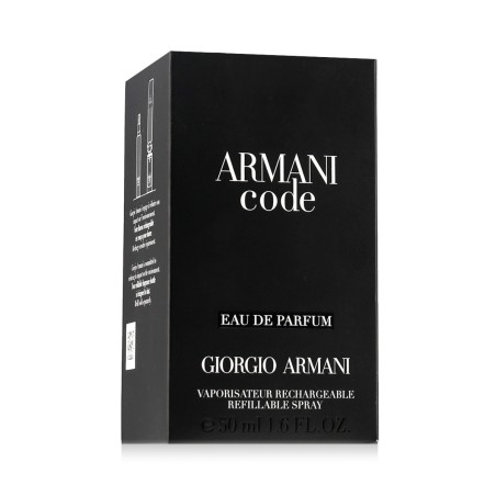 Giorgio Armani Armani Code Eau De Parfum Refillable 50 ml kvepalai vyrams