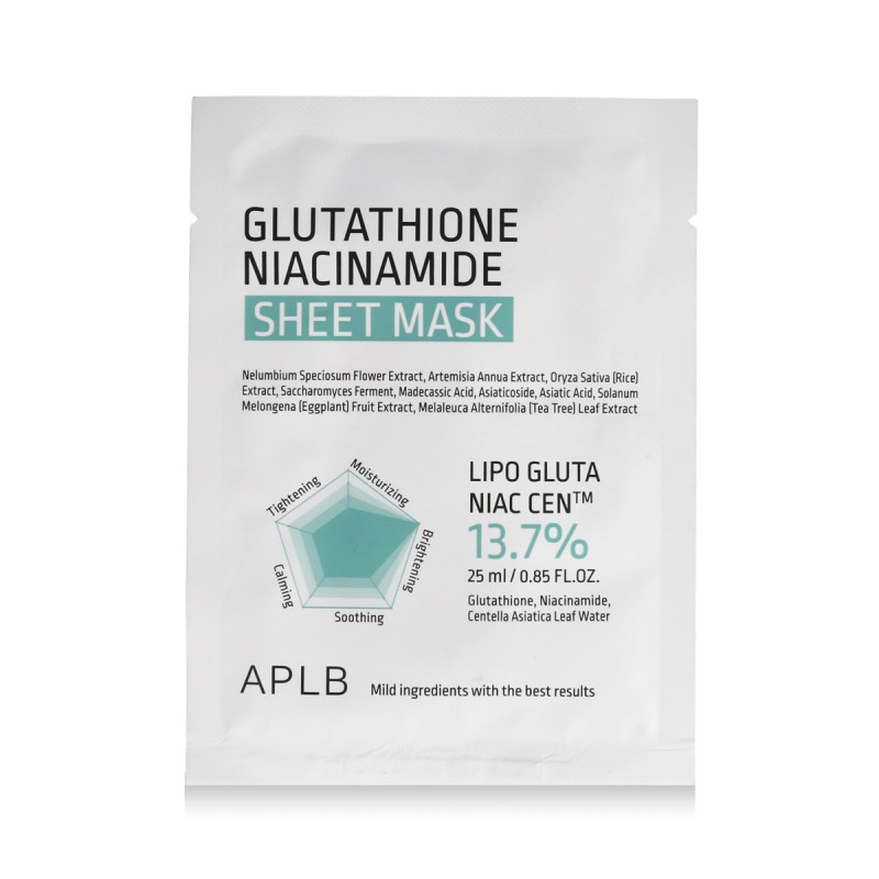 APLB Glutathione Niacinamide Sheet Mask 25 ml
