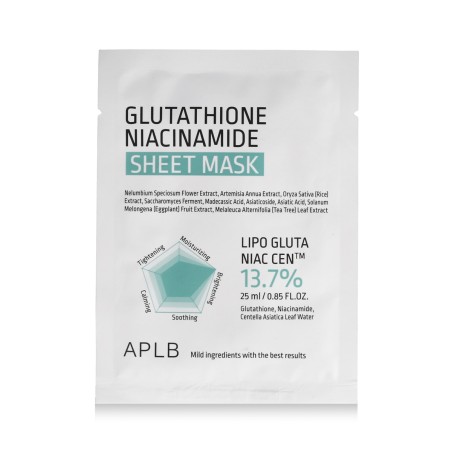 APLB Glutathione Niacinamide Sheet Mask 25 ml