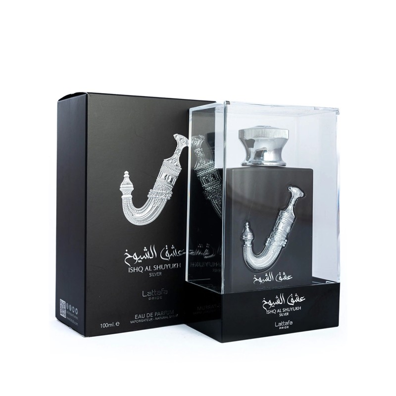 Lattafa Pride Ishq Al Shuyukh Silver Eau De Parfum 100 ml kvepalai unisex