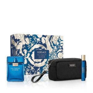 Versace Man Eau Fraiche Extreme EDP 100 ml + EDP MINI 10 ml + Cosmetic bag 1 vnt