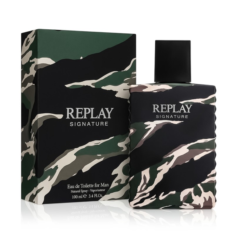 Replay Signature for Men Eau De Toilette 100 ml kvepalai vyrams