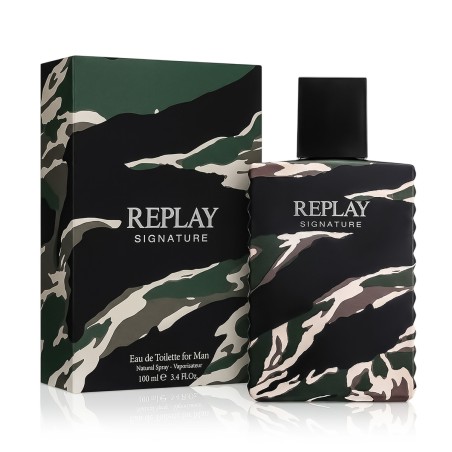 Replay Signature for Men Eau De Toilette 100 ml kvepalai vyrams