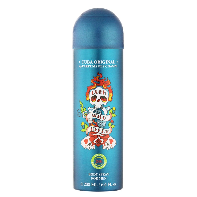 Cuba Wildheart Deodorant VAPO 200 ml vyrams