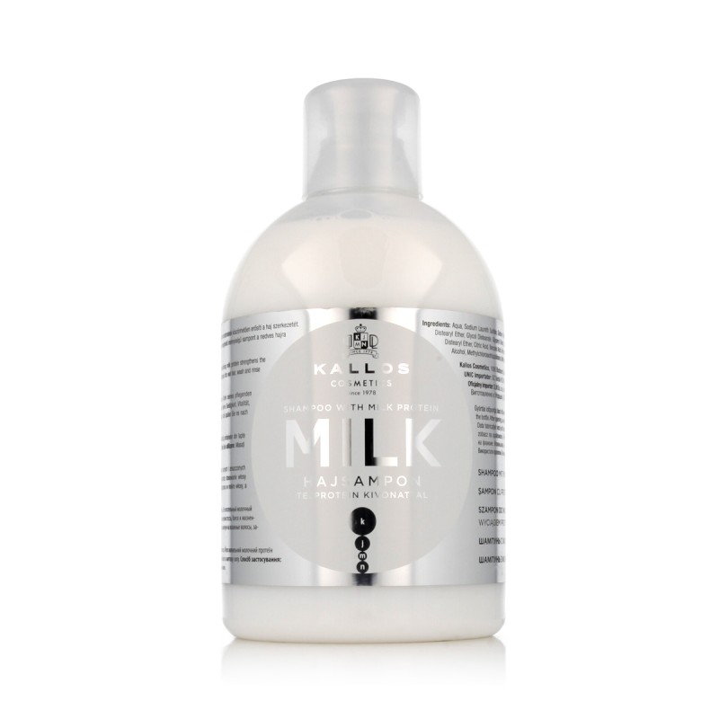 Kallos Hair Milk Shampoo With Keratin And Milk Protein 1000 ml