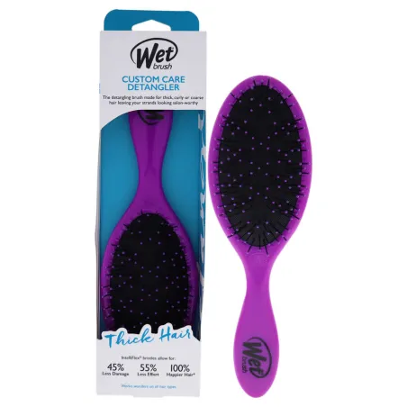 Wet Brush Custom Care Thick Hair Detangler (Purple)