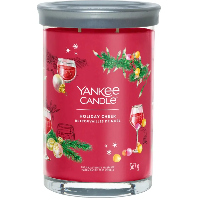 Yankee Candle Signature Tumbler Scented Candle Holiday Cheer 567 g