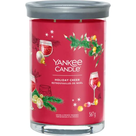 Yankee Candle Signature Tumbler Scented Candle Holiday Cheer 567 g