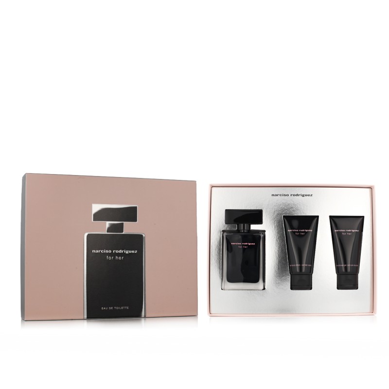 Narciso Rodriguez For Her EDT 50 ml + SG 50 ml + BL 50 ml moterims