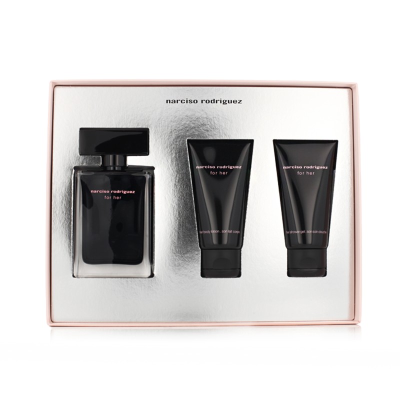 Narciso Rodriguez For Her EDT 50 ml + SG 50 ml + BL 50 ml moterims