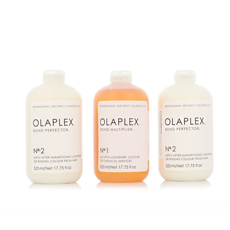 Olaplex Salon Kit No.1 Bond Multiplier 525 ml + No.2 Bond Perfector 2 x 525 ml + Dosing Dispensor