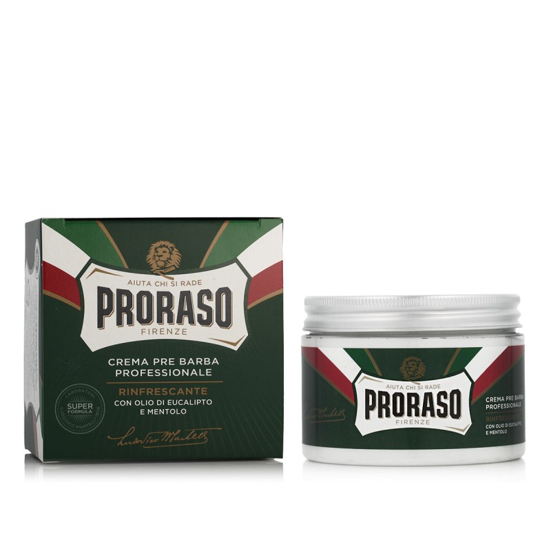 Proraso Refreshing Professional Pre-Shave Cream with Eucalyptus Oil and Menthol 300 ml