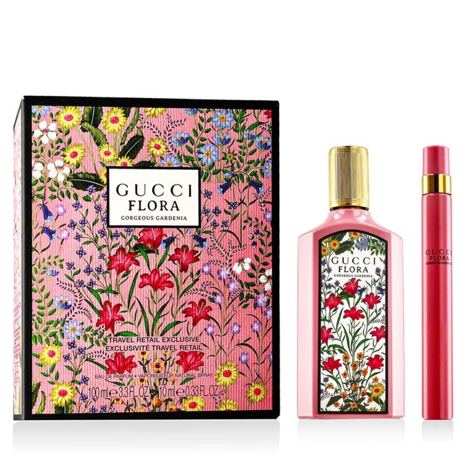 Gucci Flora Gorgeous Gardenia EDP 100 ml + EDP MINI 10 ml moterims