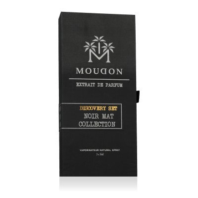 Moudon Discovery Set Noir Mat Collection Extrait de Parfum MINI 3 x 3 ml