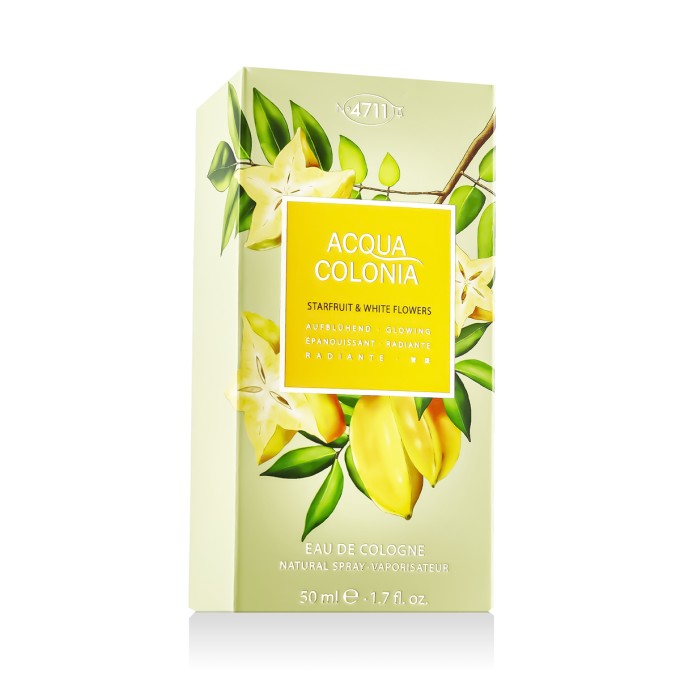 4711 Acqua Colonia Starfruit & White Flowers Eau de Cologne 50 ml kvepalai unisex