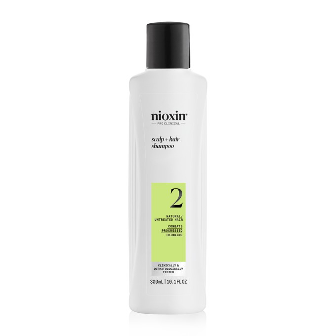Nioxin System 2 Scalp + Hair Shampoo Progressed Thinning 300 ml