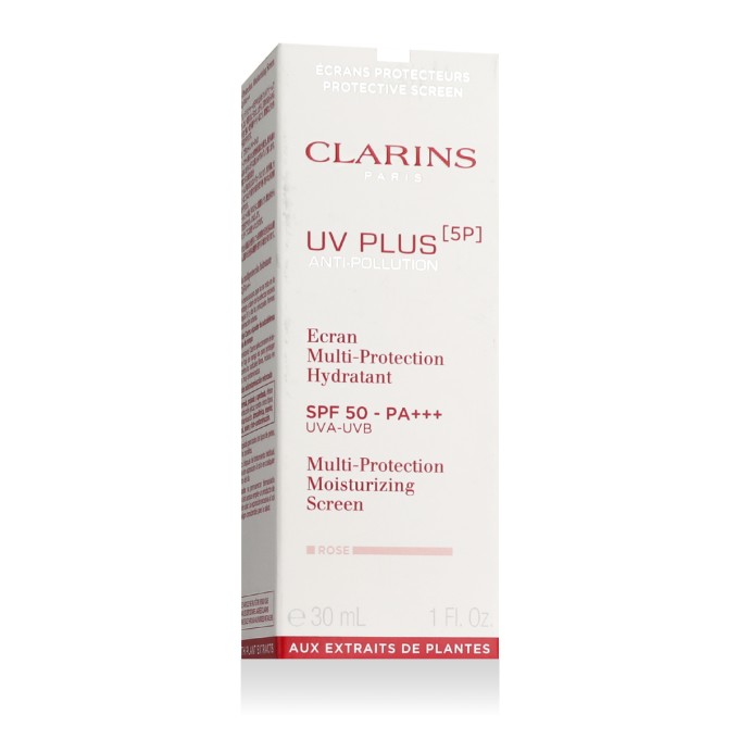 Clarins UV PLUS [5P] Anti-Pollution Multi-Protection Moisturizing Screen (Rose) SPF 50 30 ml