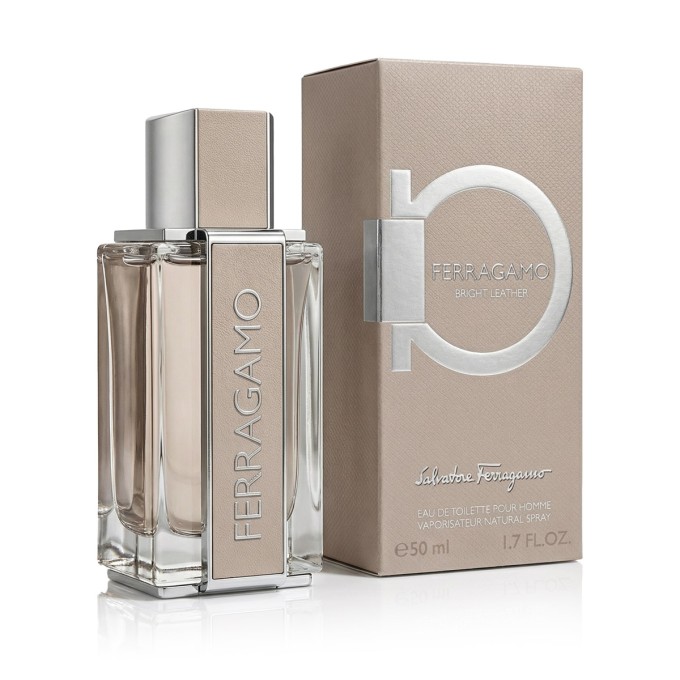 Ferragamo Ferragamo Bright Leather Eau De Toilette 50 ml kvepalai vyrams