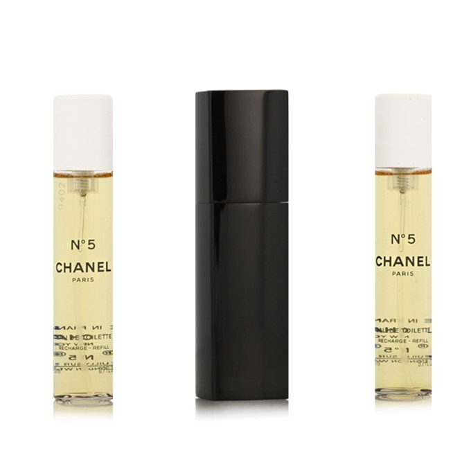 Chanel No 5 EDT Refillable 20 ml + EDT Refill 2 x 20 ml moterims