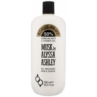 Alyssa Ashley Musk Bubbling Bath & Shower Gel 750 ml UNISEX