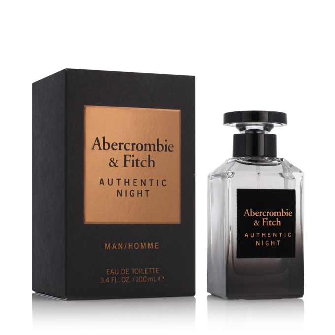 Abercrombie & Fitch Authentic Night Man Eau De Toilette 100 ml kvepalai vyrams