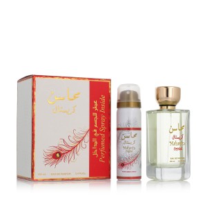 Lattafa Mahasin Crystal EDP 100 ml + DEO VAPO 75 ml moterims