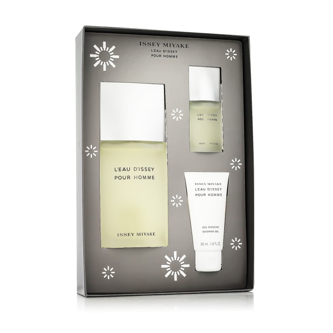 Issey Miyake L'Eau d'Issey Pour Homme EDT 125 ml + EDT 15 ml + SG 50 ml vyrams