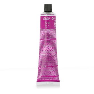 Londa Professional Permanent Color Crème Extra Rich (7/16 Powdery Violet Hue) 60 ml 2