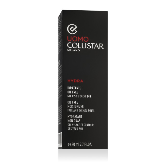 Collistar Uomo Oil Free Moisturizer Face and Eye 24HRS Gel 80 ml