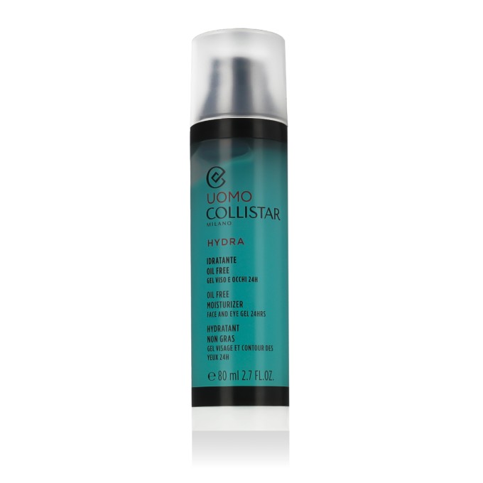 Collistar Uomo Oil Free Moisturizer Face and Eye 24HRS Gel 80 ml