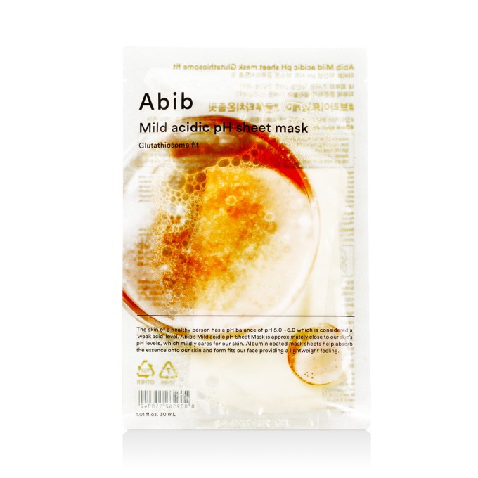 Abib Mild Acidic Ph Sheet Mask Glutathiosome Fit 30 ml