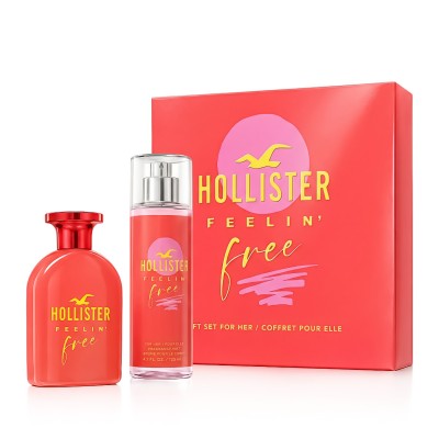 Hollister California Feelin' Free for Her EDP 50 ml + Bodyspray 125 ml (woman)