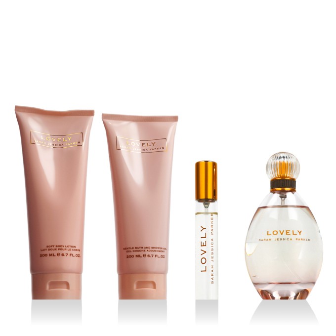 Sarah Jessica Parker Lovely EDP 100 ml + EDP 15 ml + SG 200 ml + BL 200 ml moterims