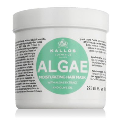 Kallos Algae Moisturizing Hair Mask And Olive Oil 275 ml