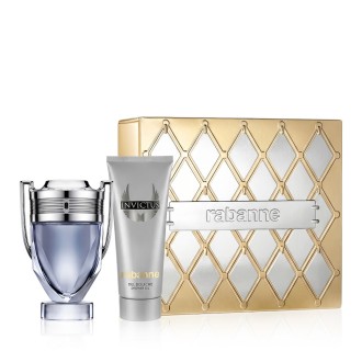 Rabanne Invictus EDT 100 ml + SG for Body & Hair 100 ml (man)