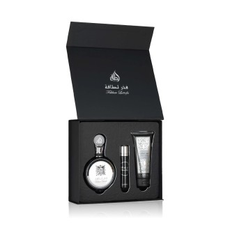 Lattafa Pride Fakhar Black EDP 100 ml + EDP MINI 12 ml + SG 100 ml (man)